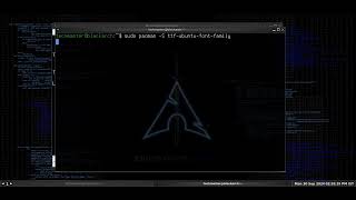 Changing the font in BlackArch Terminal [upl. by Liagaba]