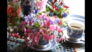 Flower Arrangements In A Cup ll Bleeding Heart ll 杯中花藝 ll 473 [upl. by Derriey120]