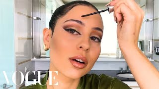 Euphoria’s Alexa Demie Shares Her ’90s Glam Tutorial  Beauty Secrets  Vogue [upl. by Ynes]