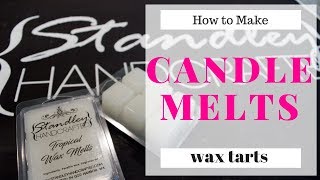 How to Make Candle Tarts Wax Melts with IGI 4625 Paraffin wax [upl. by Akkahs]