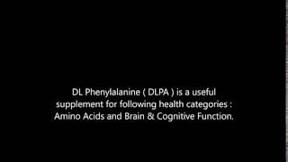 DL Phenylalanine DLPA health benefits [upl. by Ihana765]