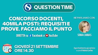 Concorso docenti 2023 40mila posti requisti e prove Le risposte alle vostre domande [upl. by Tratner892]