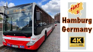 Hamburg GERMANY Bus Line 6 Thursday Afternoon 02062022 Part 2 4K [upl. by Claretta]