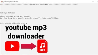 Youtube Mp3 Downloader  Program Showcase [upl. by Goldshlag669]