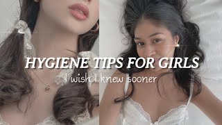 Hygiene tips every girl should know  Clean girl aesthetics 🎧💌 [upl. by Meyers]