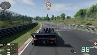 Pagani Zonda R on Nürburgring  BeamNGdrive Mod [upl. by Alad]