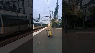 Départ et arrivée de 2 UM2 de NAT Z50000 IDFM à EpinayVilletaneuse train paris parissaintgermai [upl. by Inilam]