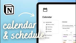 10 Best Tips to Use Calendar in Notion  StepbyStep Tutorial 2024 [upl. by Ahseit482]