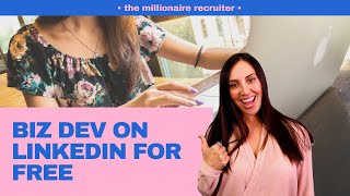 Finding Clients on LinkedIn for Free For Recruiters [upl. by Edla]