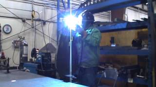 Mittler Bros 36quot Bead Roller Frame Welding Demo [upl. by Surbeck]