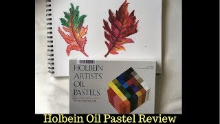 Holbein Oil Pastel review and demonstration [upl. by Rush]