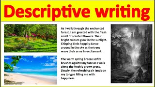 Descriptive writing using 5 senses ✍️  How to write the perfect piece of descriptive writing [upl. by Andromeda]