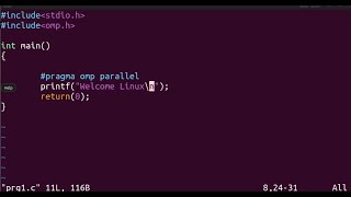 Parallel programming using OpenMP in C language [upl. by Yordan]