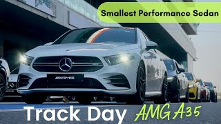 Top Speed Check at Race Track  Mercedes A35 AMG [upl. by Anegal]