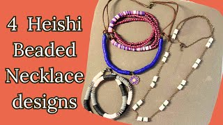 Heishi Beaded Necklace Ideas [upl. by Llewop341]