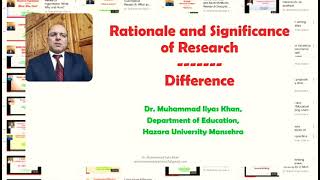 Rationale and Significance of Research Difference [upl. by Llenrup]