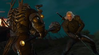 The Witcher 3 Boss Fight  Imlerith No Damage on Death March [upl. by Tchao]