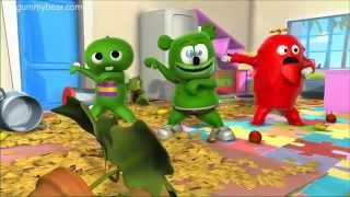 BACKWARDS Gummibär Gachapin Mukku JAPANESE Animated Gummy Bear Song [upl. by Douty]