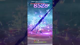 Eula C6 Damage 😄🤩 genshinimpact genshin eula raidenshogun kazuha shorts [upl. by Dearden]