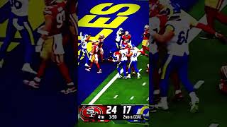 Rams Vs 49ers Crazy Comeback shorts [upl. by Ettezel]