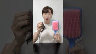 Hair brush cleaning hack [upl. by Ardnasal]