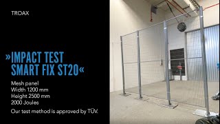 Impact test  Smart Fix ST20 2000J 2500 System Height [upl. by Wojak]