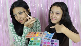 EYE MAKE UP CHALLENGE  Dari inisial nama kita [upl. by Gnahc]