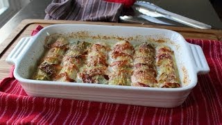 PancettaWrapped Leek Gratin Recipe  How to Make Leek Gratin [upl. by Enomis]