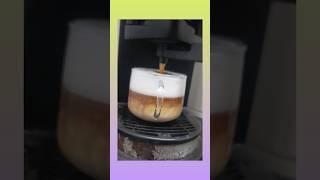 How to make the perfect cappuccino With Lavaza coffee machine  coffee coffeelover [upl. by Arraes]