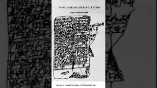 Two Sumerian Literary Letters mesopotamia cuneiform sumerian books ancientmesopotamia [upl. by Otsugua645]