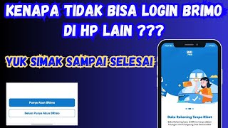 Kenapa Akun Brimo tidak Bisa Login di Perangkat lain  Hp lain terbaru 2024 [upl. by Aip]