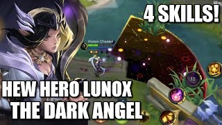 NEW HERO LUNOX THE HALF LIGHT HALF DARKNESS SKILL ANIMATION AND EXPLANATION [upl. by Lehpar]