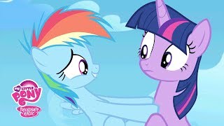 Friendship is Magic Season 5  Twilight Sparkle amp Young Rainbow Dash Official Clip [upl. by Kus]