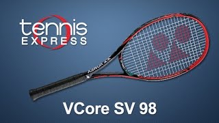 Yonex VCore SV 98 Tennis Racquet Review  Tennis Express [upl. by Leela]