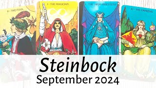 STEINBOCK ♑ September 2024 • Plötzliche Veränderungen Ein karmisches Muster darf enden Tarot [upl. by Manup]