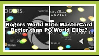 New  Rogers World Elite MasterCard  Better Than PC World Elite MasterCard [upl. by Hanoj]