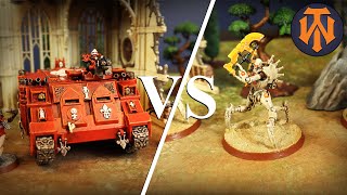 60 Adepta Sororitas VS Necrons 40k Battle Report 10th Edition Combat Patrol [upl. by Anayd981]