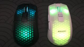 Roccat Burst Pro Air unboxing in two colors [upl. by Zalea866]