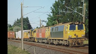 Electric locomotives of the Nth Island NZ [upl. by Annaierb]