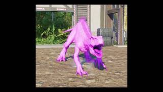 🦖 Jurassic World Evolution 2 🦕Red Spinosaurus VS TRex VS Indominus Rex Dinosaurs Fight [upl. by Ahsote928]