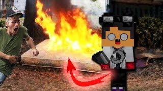 MINECRAFT NA VIDA REAL 5  WIIZINHO COLOCOU FOGO NO COLCHÃO DO FENTOM  WIIFEROIZ [upl. by Samaria399]