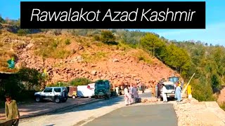 Rawalakot Azad Kashmir road traveller Beautiful city rawalakot traveller [upl. by Ydnir]