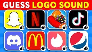 Guess The Logo Sound 🔥🔊 McDonalds Tiktok Netflix Pepsi  Logo Quiz 2024  Quiz Sloth [upl. by Adamson]