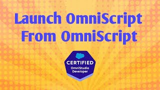 Launch OmniScript from OmniScript  Pass ContextId to OmniScript  Navigate Action  OmniStudio [upl. by Ellehcyar]