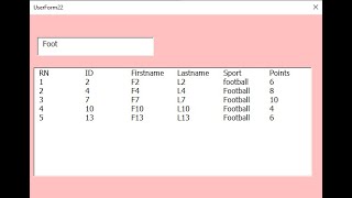 VBA  User Form Search in ListBox using TextBox in Excel  Search by criteria  vba code [upl. by Haleelahk]