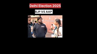 Delhi Election 2025  Delhi Public Reaction  BJP VS AAP [upl. by Nachison]