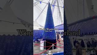 Winter wonderland Hyde Park christmas winterwonderland hydepark london christmasdecor santa [upl. by Idnas]