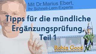 Tipps für die mündliche Ergänzungsprüfung Teil 1 [upl. by Keeler]