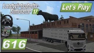 LS17 616 Ein paar Rinder am Viehhandel verkaufen Lets Play Landwirtschafts Simulator 2017 4fach [upl. by Naryt]