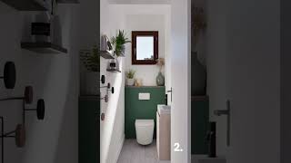 Quelle décoration préférezvous pour vos toilettes  🚽 [upl. by Ateekan]